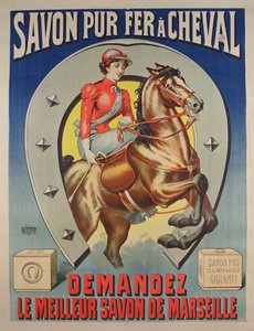 Plakat for Le Fer en cheval såpe