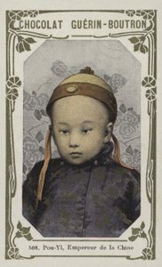 Pou-Yi, keiser av Kina (farget bilde) av French School