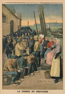 Fattigdom i Bretagne, baksideillustrasjon fra 