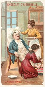 Praktisk medisin - apopleksi (chromolitho) av French School