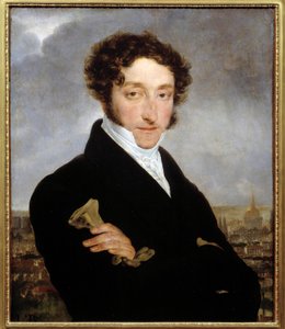 Anta portrett av bokstavenes mann Charles Nodier av French School