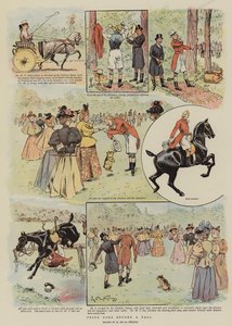 Stolthet går foran et fall (chromolitho) av French School