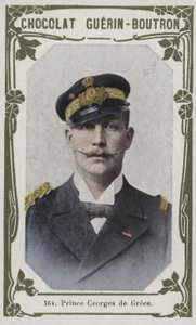 Prins George av Hellas (farget bilde) av French School