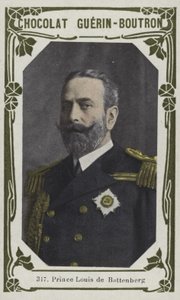 Prins Louis de Battenberg (farget bilde) av French School