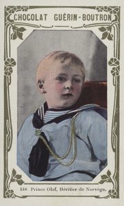 Prins Olaf, Heritier de Norvege (farget bilde) av French School
