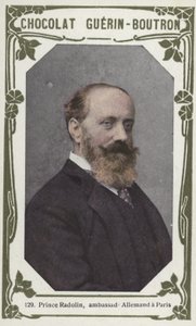Prins Radolin, tysk ambassadør i Paris (farget bilde) av French School