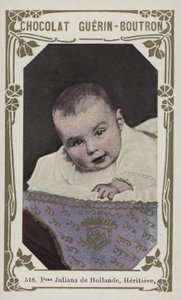 Prinsesse Juliana av Holland, arving (farget bilde) av French School