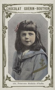 Prinsesse Mafalda av Italia (farget bilde) av French School