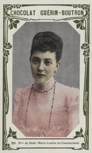 Prinsesse av Baden, Marie-Louise av Cumberland (farget bilde) av French School