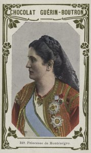 Prinsesse av Montenegro (farget bilde) av French School