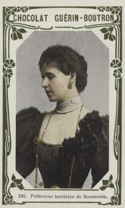 Kronprinsesse av Romania (farget bilde) av French School