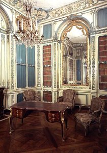 Privat studie av Dauphin Louis av Frankrike (1729-65) senere et bibliotek av French School