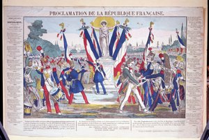 Proklamasjonen av Den franske republikk, 25. februar 1848 av French School