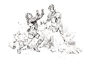 Produksjonshefte for Ruy Blas (1838) av Victor Hugo (1802-85), 1880 (penn og blekk på papir) av French School