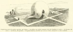 Prosjekt for et landbruksvakthus (gravering) av French School