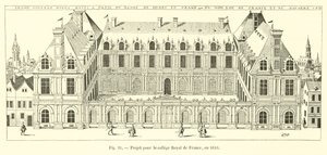 Prosjekt for Royal College of France, i 1610 av French School