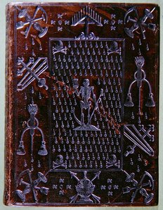 Psalter of David, på vei til et medlem av Compagnie des Confreres de la Mort av French School