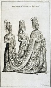 Dronning Isabeau (Isabella, Elizabeth) av Bayern (1371-1435) av French School