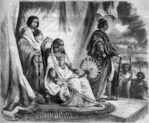 Queen Ranavalo Manjaka I (Ranavalona av French School