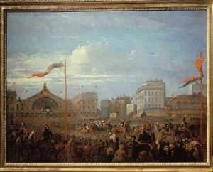 Dronning Victoria (1819-1901) ankommer Gare de l