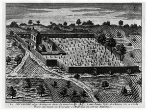 Rabelais, La Devinière: Rabelais fødested. av French School