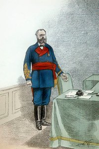 Raoul Rigault, ca. 1872 (farge litho) av French School
