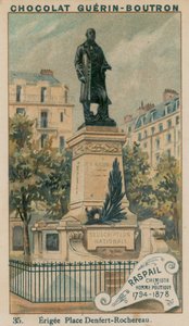 Raspail, kjemiker og politiker, 1794-1878. Oppført Place Denfert-Rochereau av French School