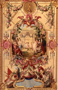 Regence Gobelins billedvev med historien om Don Quixote, 1717-18 av French School