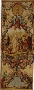 Regence Gobelins billedvev med historien om Don Quixote, 1717-18 av French School