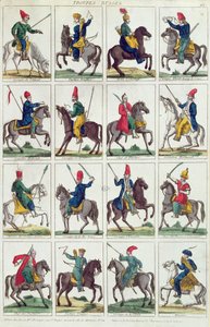 Regionale enheter av russisk kavaleri, ca. 1812-14 av French School