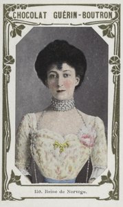Dronning av Norge (farget bilde) av French School
