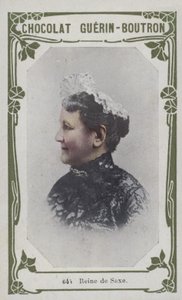 Reine de Saxe (farget bilde) av French School