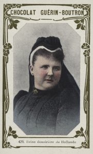 Reine douairiere de Hollande (farget bilde) av French School