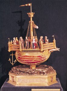 Relikvieskrin av St. Ursula, 1574 (gull, sølv og emalje)