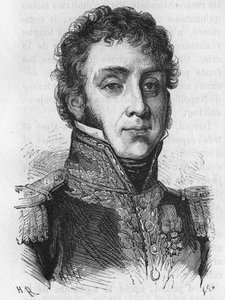Remy Joseph Isidore Exelmans (eller Exelmans), Marshal and Peer of France (1775-1852) - i "" The History of France"" av Henri Martin av French School