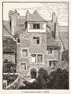 Renans fødested ved Treguier av French School