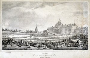 Gjennomgang av nasjonalgarden i Paris 29/4/1830. av French School