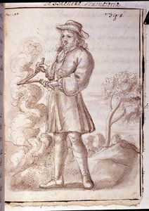 Rabdomancy - rabdomancy - sourcellerie - i "" Okkult fysikk, eller Behandling av spådomsstaven og dens nyttig for oppdagelsen av kildene til gruvene til cachene, tyver og flyktende mortere, etc ”” - av Pierre Le Lorrain (Abbe de Vallemo av French School
