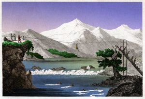 Rio Magdalena. (gravering, ca. 1840) av French School