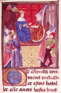 Royal 20 C.II fol.159 Cleriadus and Meliadice, fra 