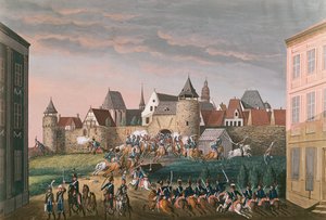 Rush av keiserlige tropper ved Hoscht, 28. august 1800 av French School