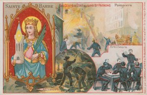 Den hellige Barbara av French School
