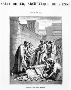 Saint Desideius, erkebiskop av Vienne av French School