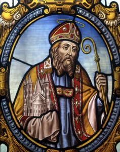 Saint Elefthera. Biskop av Tournai av French School