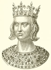 Saint Louis (fra et relikvieskrin) av French School