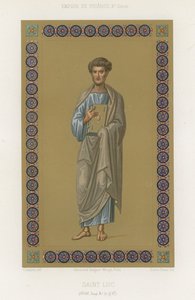 Der heilige Lukas der Evangelist von French School