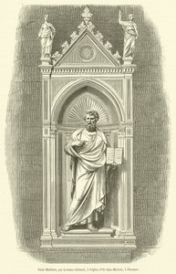 Saint Matthieu (gravering) av French School