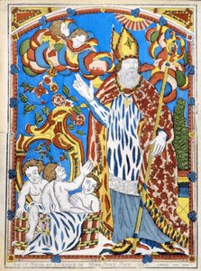 Saint Nicholas, biskop av Mire, be for oss. av French School