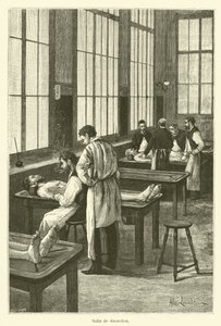 Disseksjonsrom (gravering) av French School