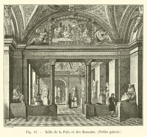 Hall of Peace and the Romans, Small Gallery av French School